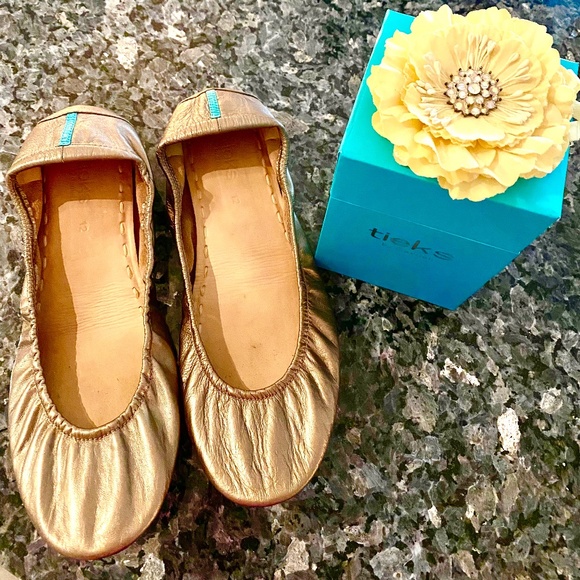 Tieks - Metallic Gold - Picture 1 of 2